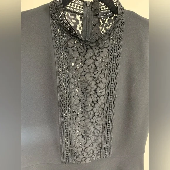 ZARA a-line, high-neck dress - Picture 3 of 5